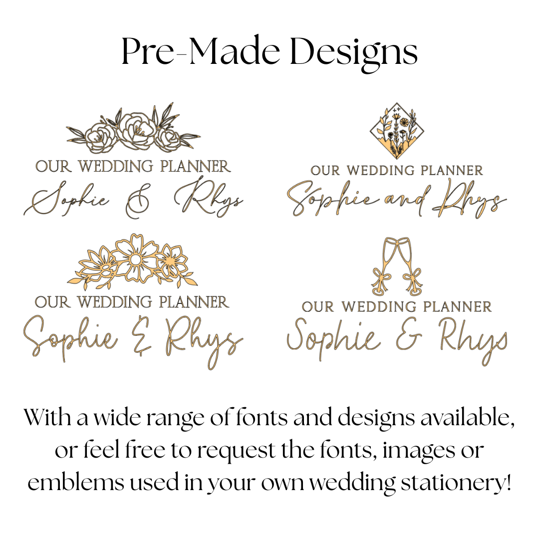 Personalised Wedding Folder (ivory) - *TESTER PRICE £10*