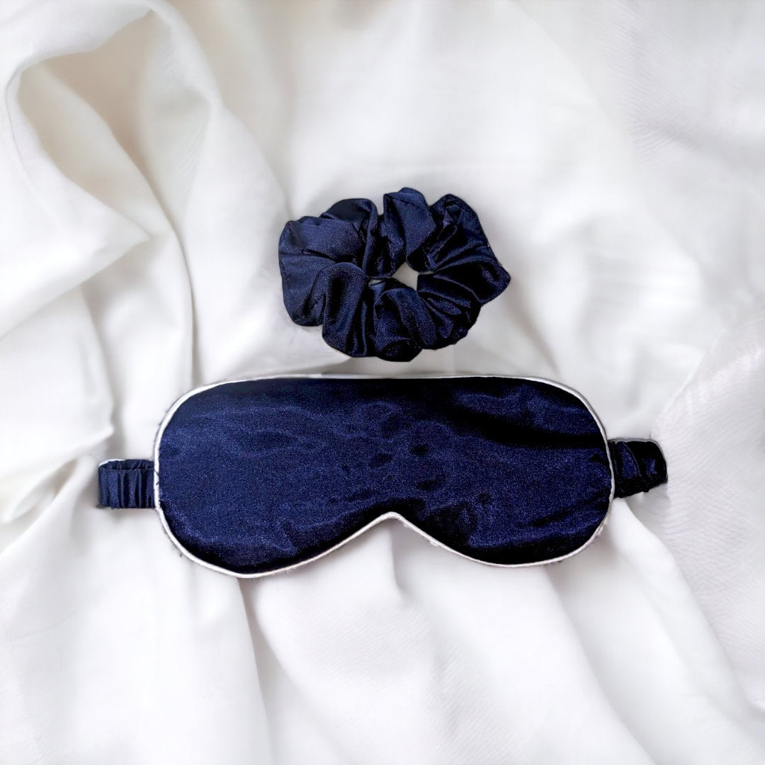 Personalised Eye Masks | Eye Mask Scrunchie Set | Wedding Party Gifts | Bridesmaid Proposal Gift | Sleep Eye Mask | Customisation options