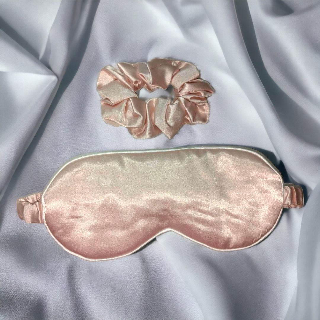 Personalised Eye Masks | Eye Mask Scrunchie Set | Wedding Party Gifts | Bridesmaid Proposal Gift | Sleep Eye Mask | Customisation options