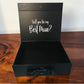 Black Medium Gift Box | Magnetic Ribbon Close Gift Box | Bridesmaid Proposal Box | A4 Gift Boxes | Personalised Gift Box | DIY Gifts