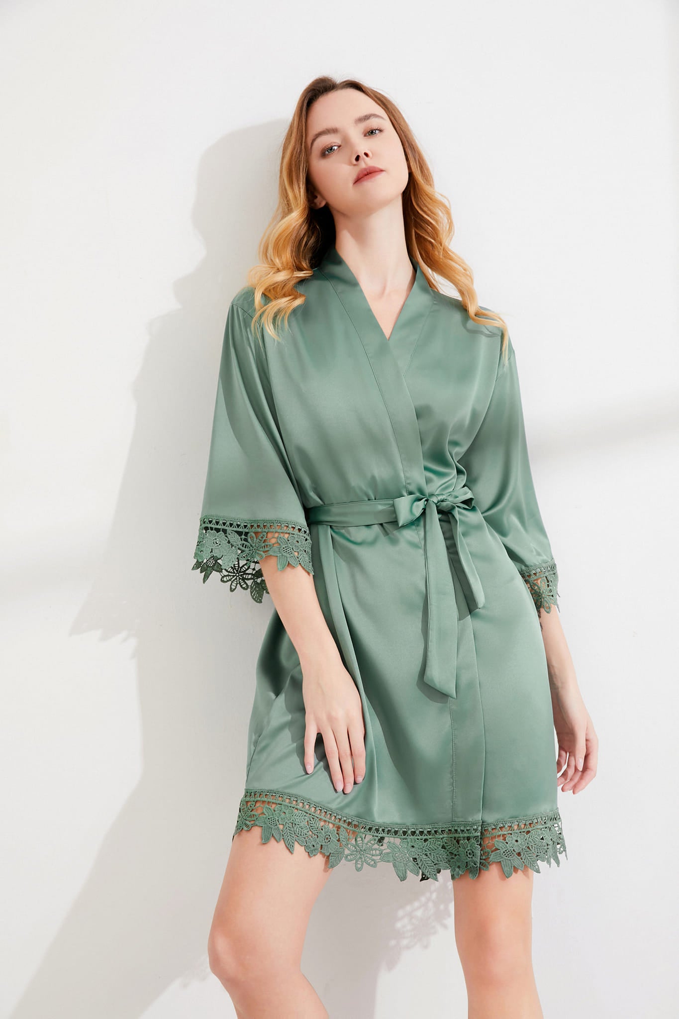 Green Bridesmaid Robes