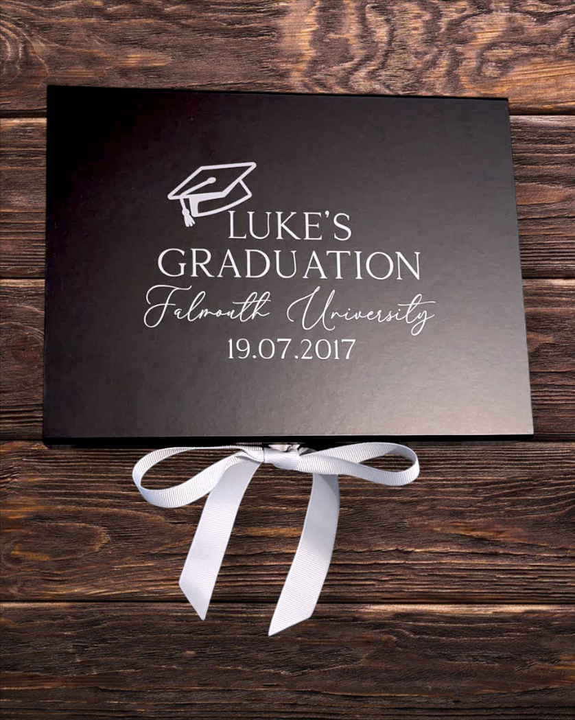 Personalised Graduation Gift Box | University, School, Nursery Graduation Keepsake | Class of 2026 | DIY Hamper